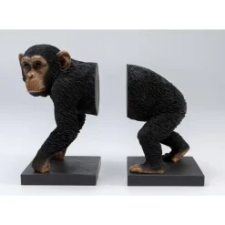 Deko & Geschenkartikel-KARE Design Buchstutze Chimp (2/Set)