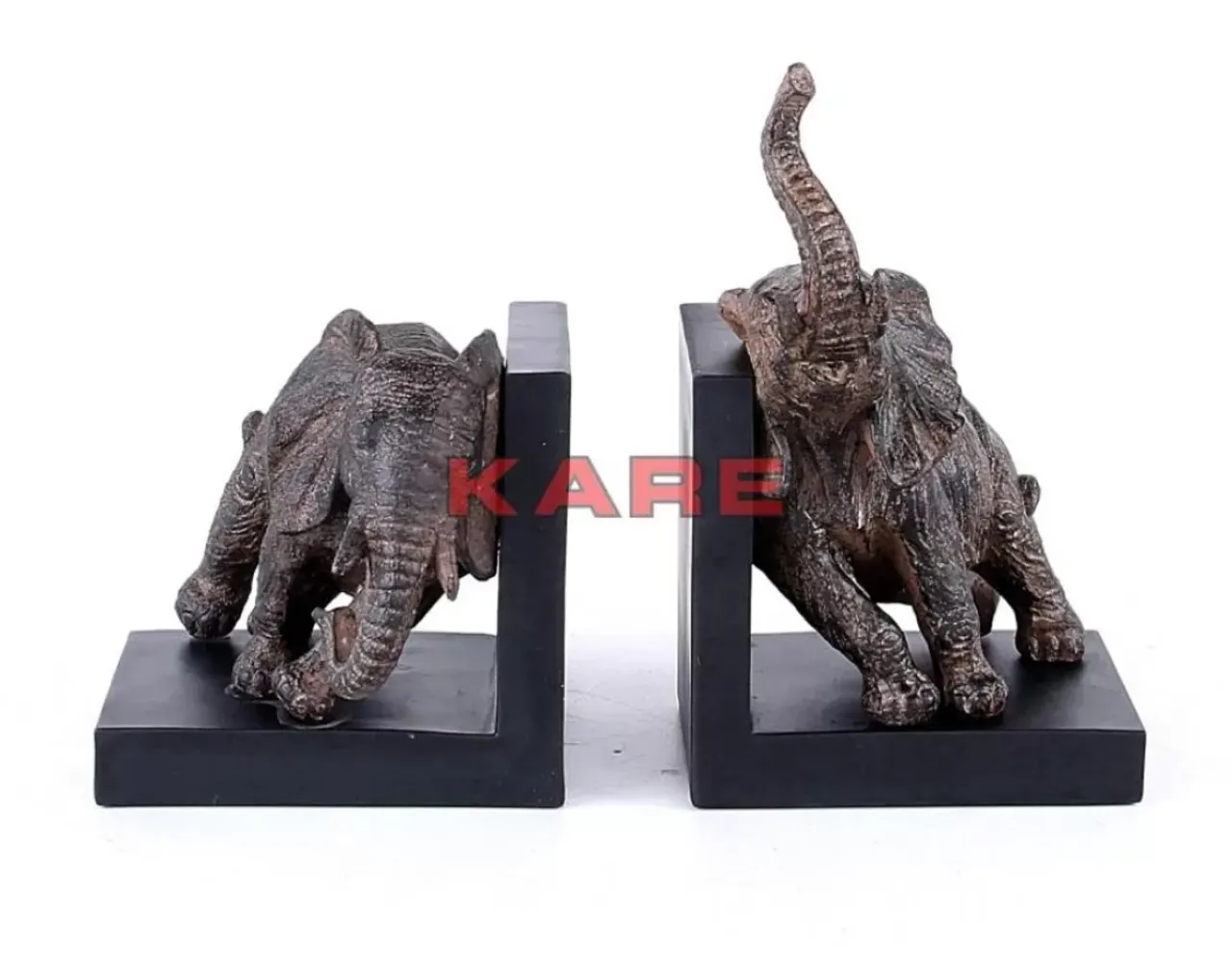 Deko & Geschenkartikel-KARE Design Buchstutze Elephants 25 (2/Set)