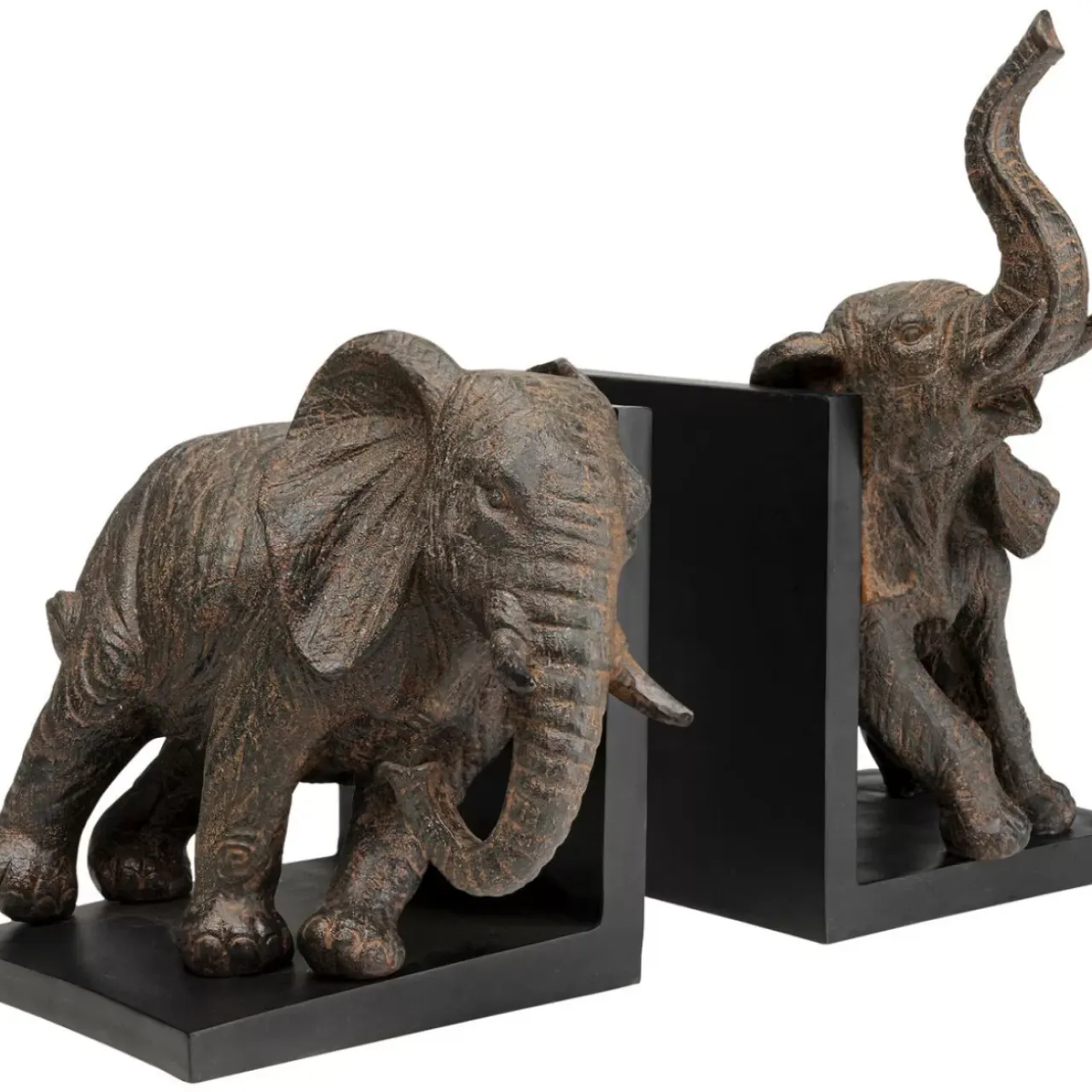 Deko & Geschenkartikel-KARE Design Buchstutze Elephants 25 (2/Set)