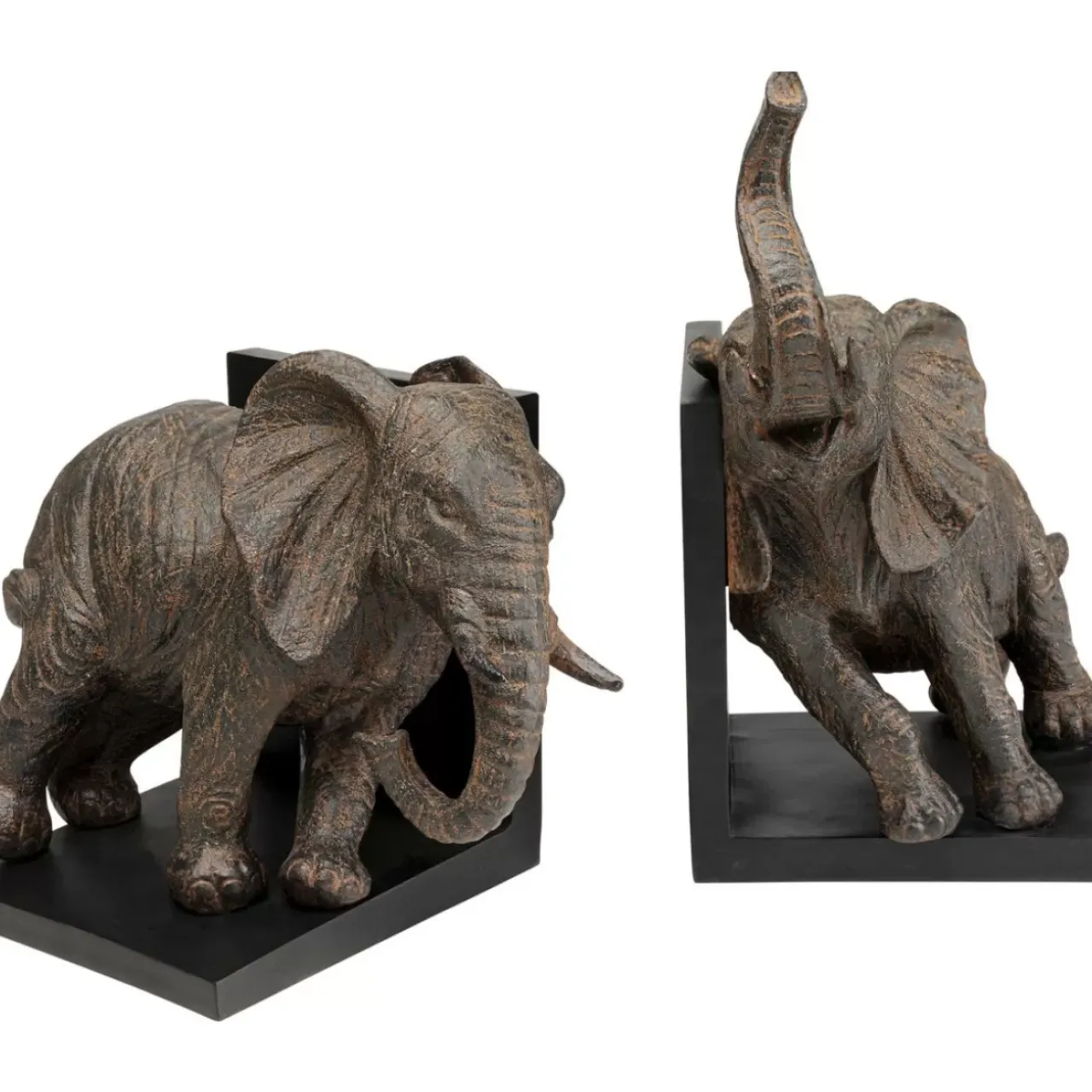 Deko & Geschenkartikel-KARE Design Buchstutze Elephants 25 (2/Set)