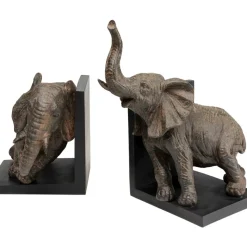 Deko & Geschenkartikel-KARE Design Buchstutze Elephants 25 (2/Set)