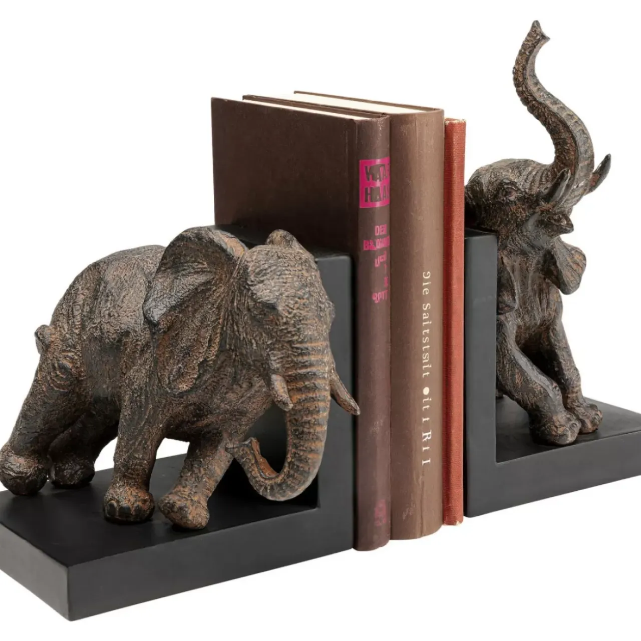 Deko & Geschenkartikel-KARE Design Buchstutze Elephants 42 (2/Set)