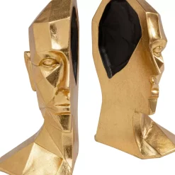 Deko & Geschenkartikel-KARE Design Buchstutze Face (2/Set)