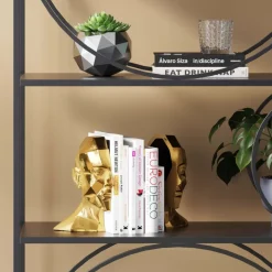 Deko & Geschenkartikel-KARE Design Buchstutze Face (2/Set)
