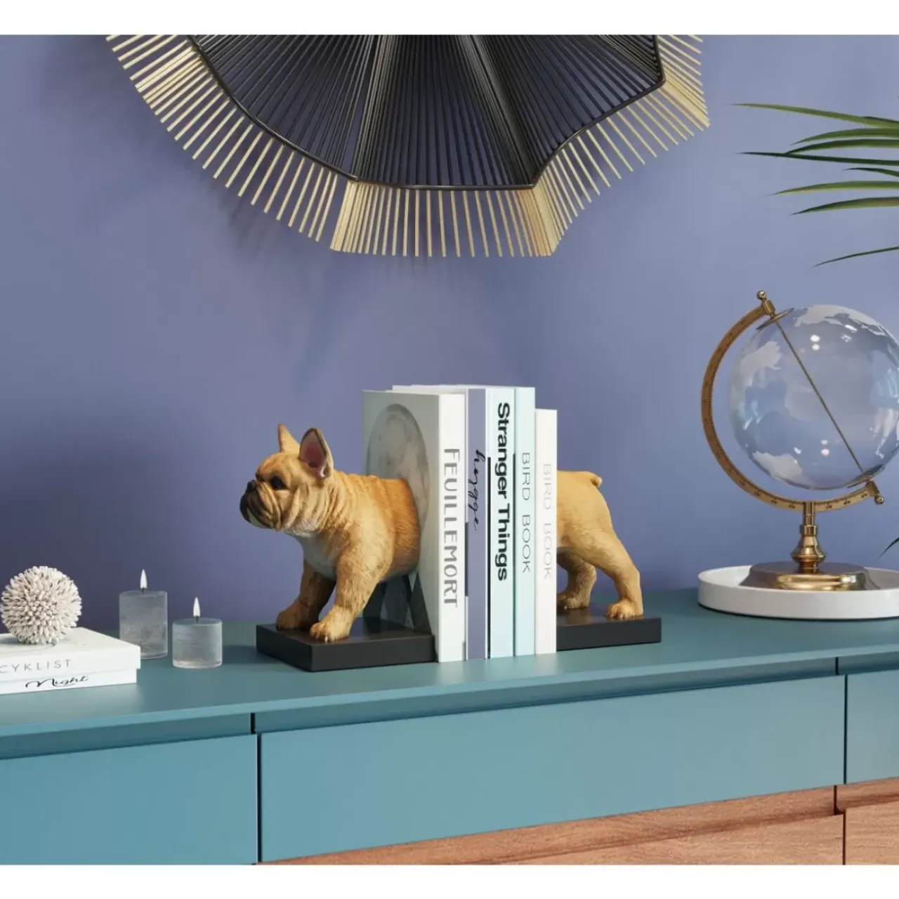 Deko & Geschenkartikel-KARE Design Buchstutze Frenchy (2/Set)