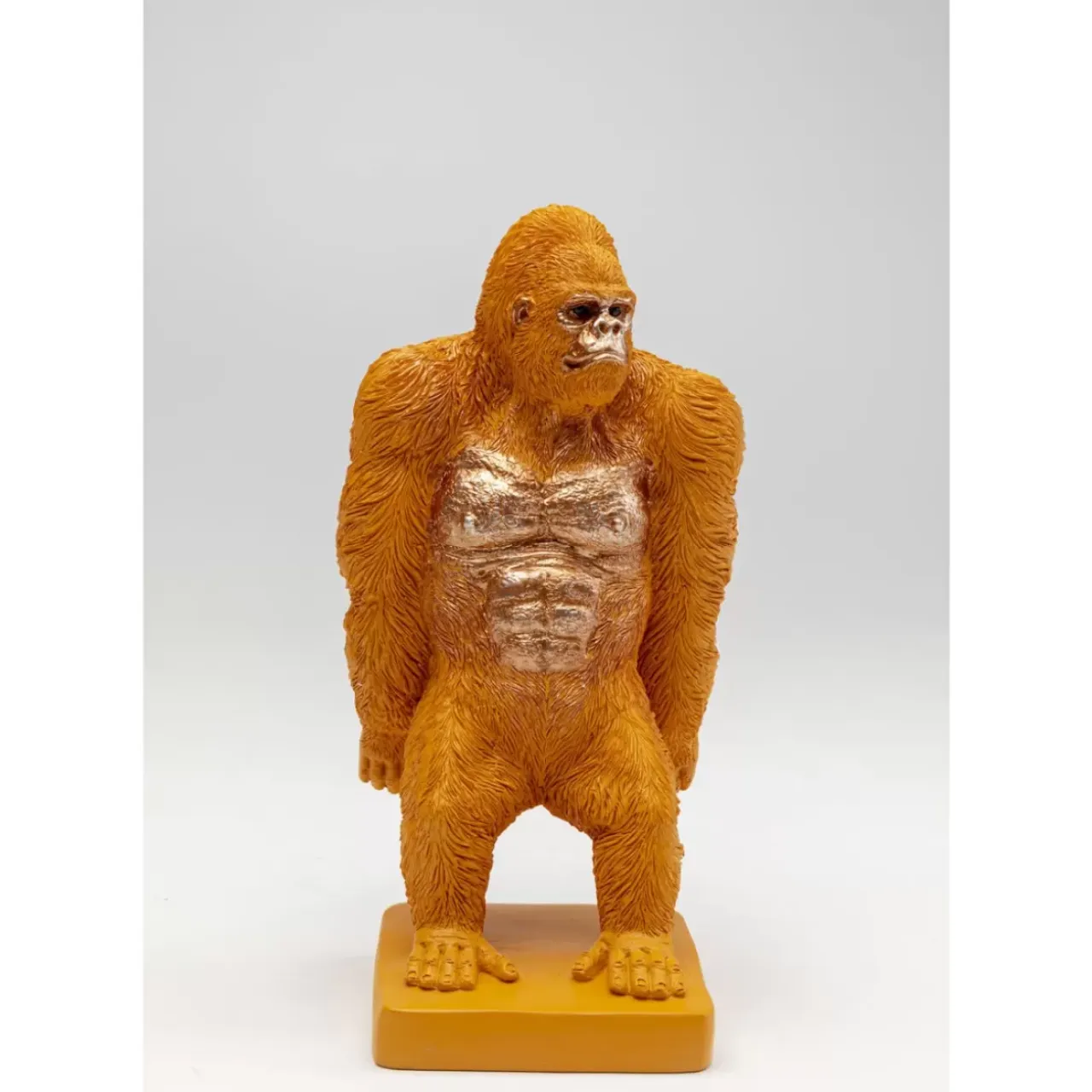Deko & Geschenkartikel-KARE Design Buchstutze Gorilla Orange (2/Set)