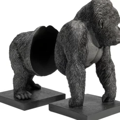 Deko & Geschenkartikel-KARE Design Buchstutze Gorilla (2/Set)