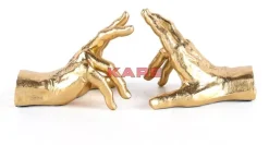 Deko & Geschenkartikel-KARE Design Buchstutze Holding Fingers (2/Set)