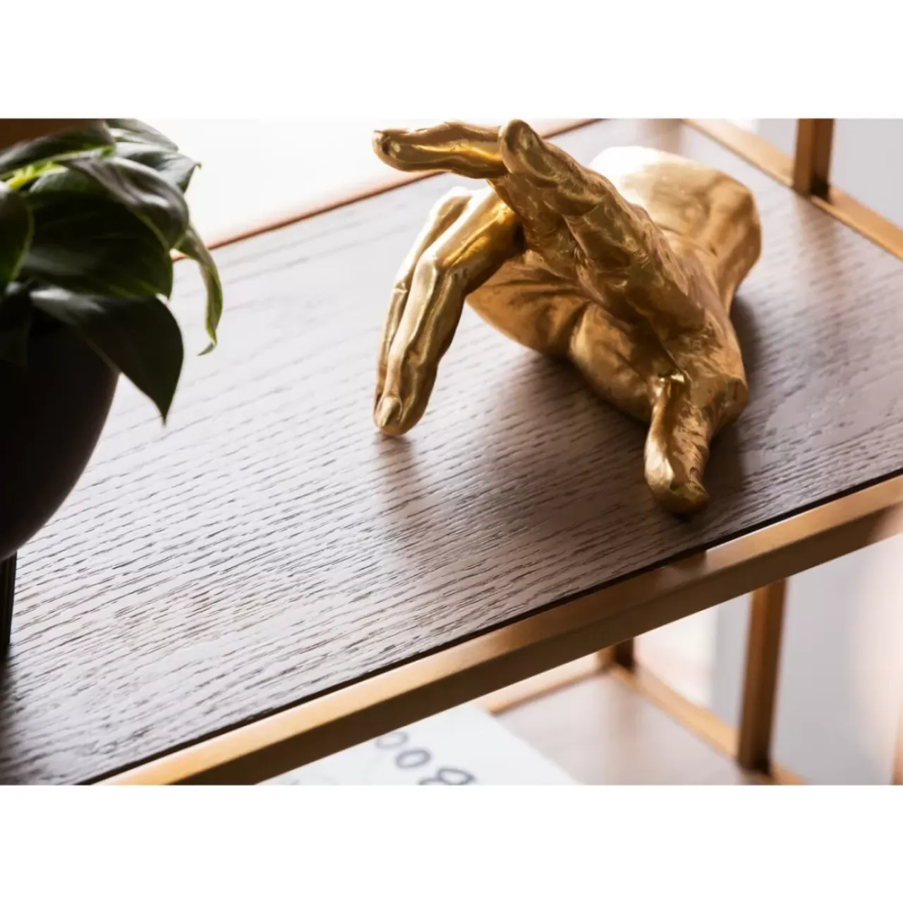 Deko & Geschenkartikel-KARE Design Buchstutze Holding Fingers (2/Set)