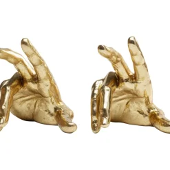 Deko & Geschenkartikel-KARE Design Buchstutze Holding Fingers (2/Set)