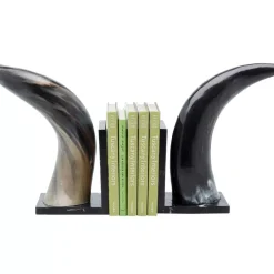 Deko & Geschenkartikel-KARE Design Buchstutze Horns (2/Set)