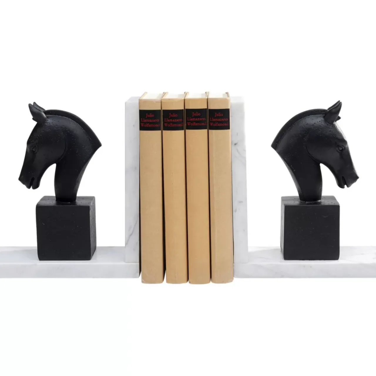 Deko & Geschenkartikel-KARE Design Buchstutze Horse (2/Set)