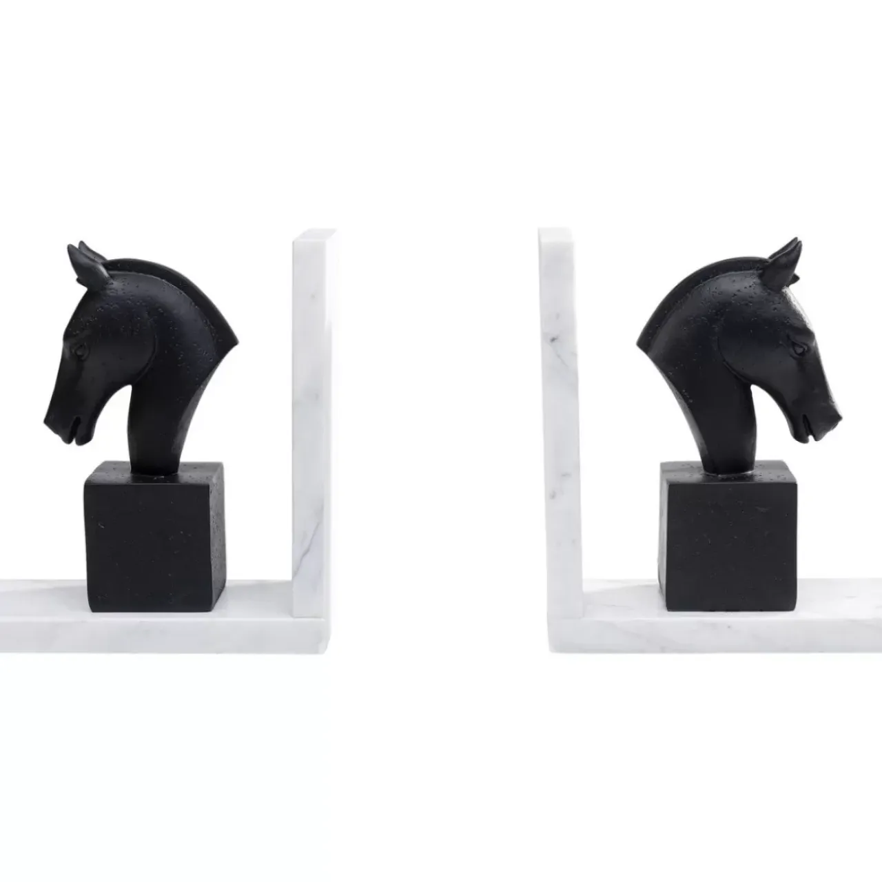 Deko & Geschenkartikel-KARE Design Buchstutze Horse (2/Set)
