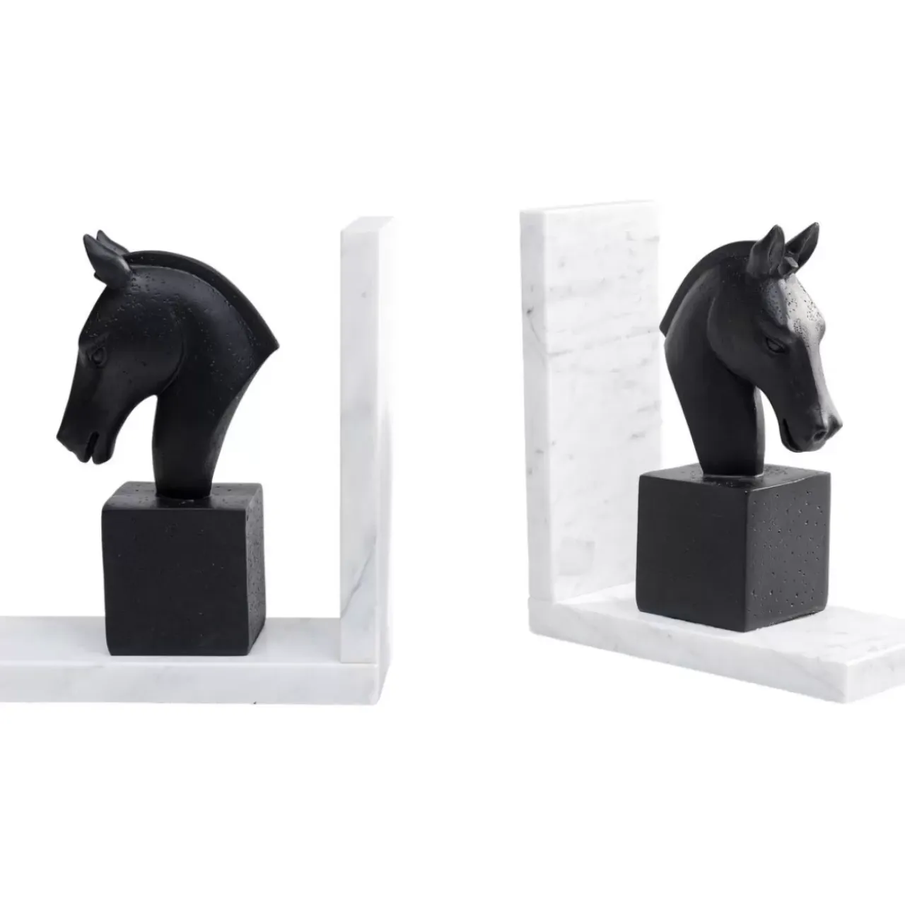 Deko & Geschenkartikel-KARE Design Buchstutze Horse (2/Set)