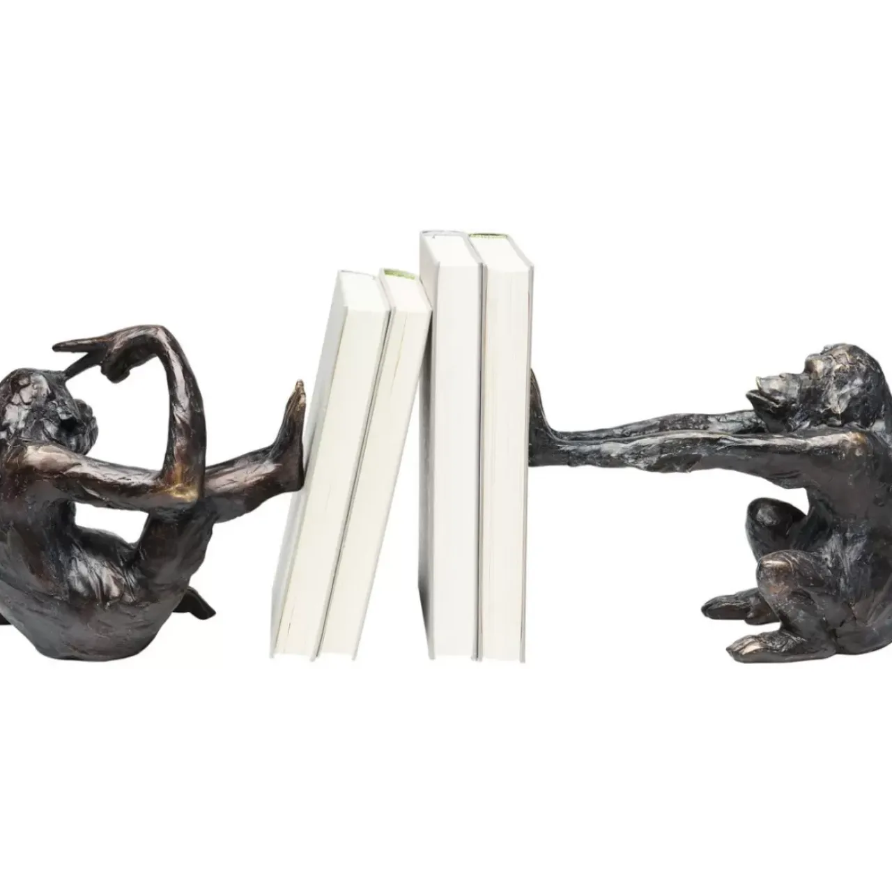 Deko & Geschenkartikel-KARE Design Buchstutze Monkey (2/Set)