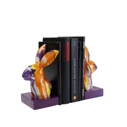 Deko & Geschenkartikel-KARE Design Buchstutze Rabbit Holi (2/Set)