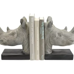Deko & Geschenkartikel-KARE Design Buchstutze Rhino (2/Set)