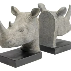 Deko & Geschenkartikel-KARE Design Buchstutze Rhino (2/Set)