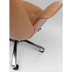 Stühle-KARE Design Burodrehstuhl Brady Silber