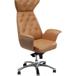 Stühle-KARE Design Burodrehstuhl Brady Silber