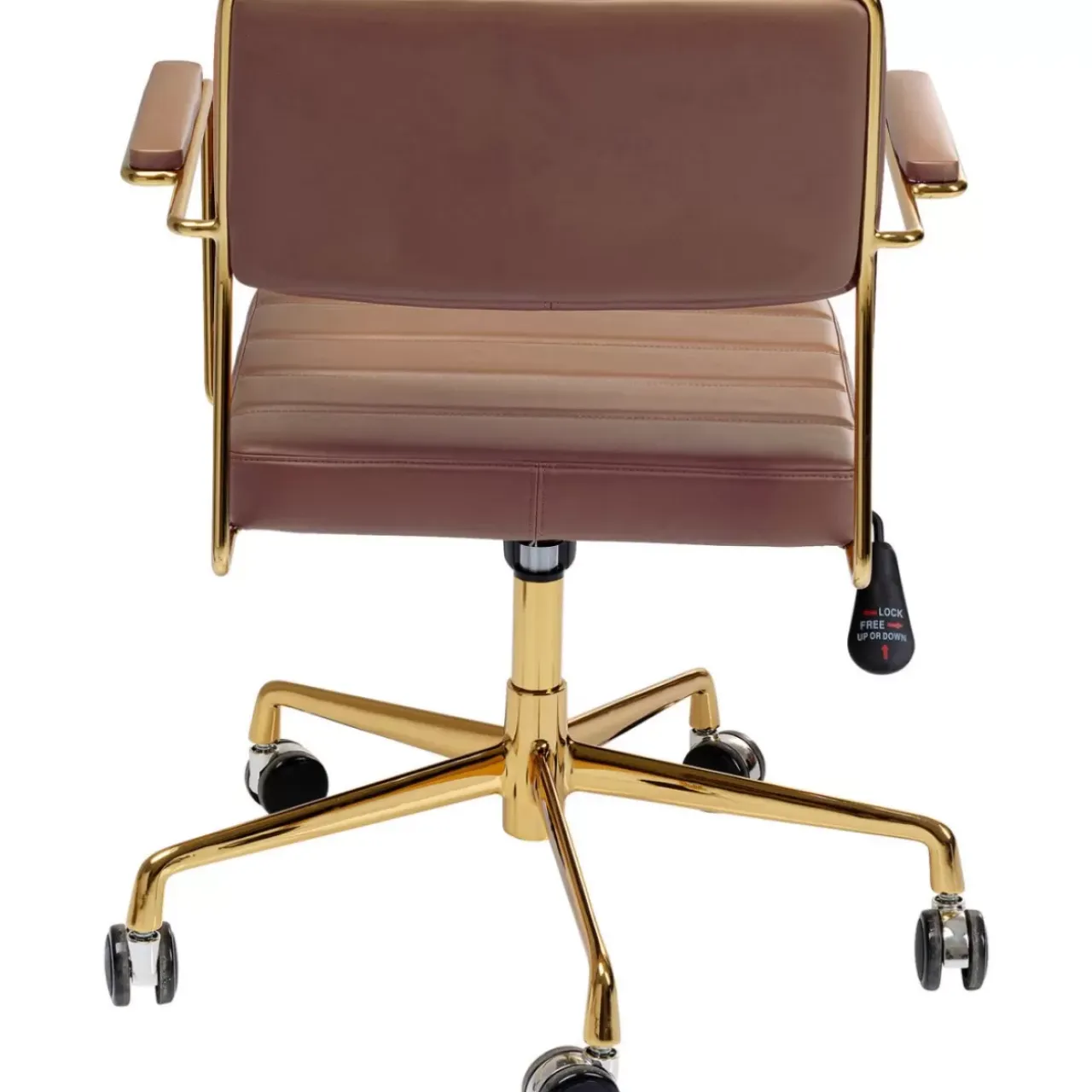 Stühle-KARE Design Burodrehstuhl Dottore Braun