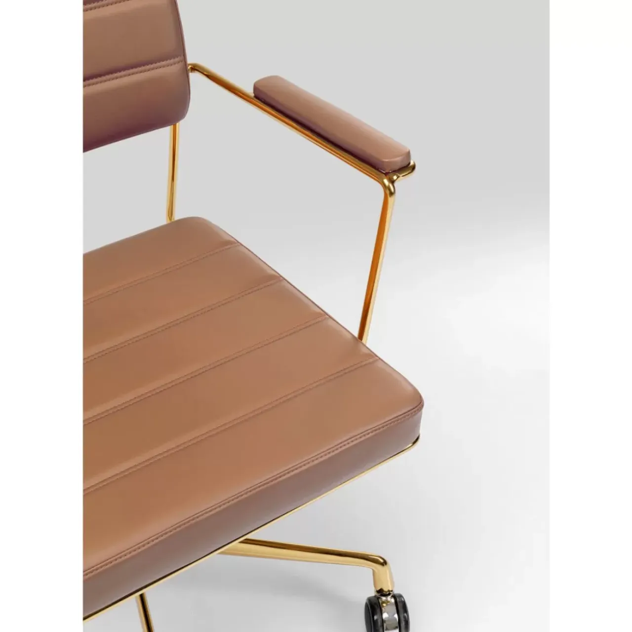 Stühle-KARE Design Burodrehstuhl Dottore Braun