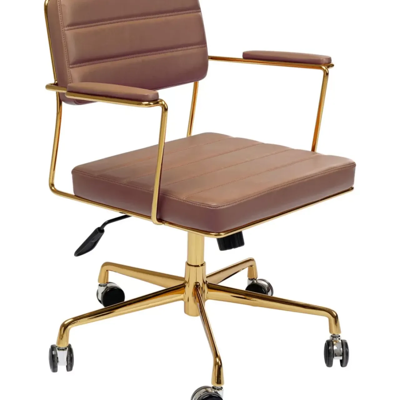 Stühle-KARE Design Burodrehstuhl Dottore Braun