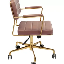 Stühle-KARE Design Burodrehstuhl Dottore Braun