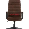 Stühle-KARE Design Burodrehstuhl Labora High Braun