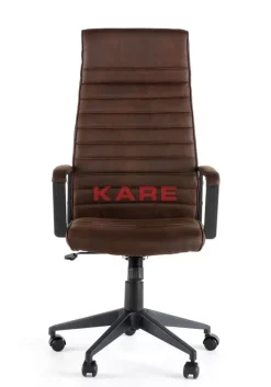 Stühle-KARE Design Burodrehstuhl Labora High Braun