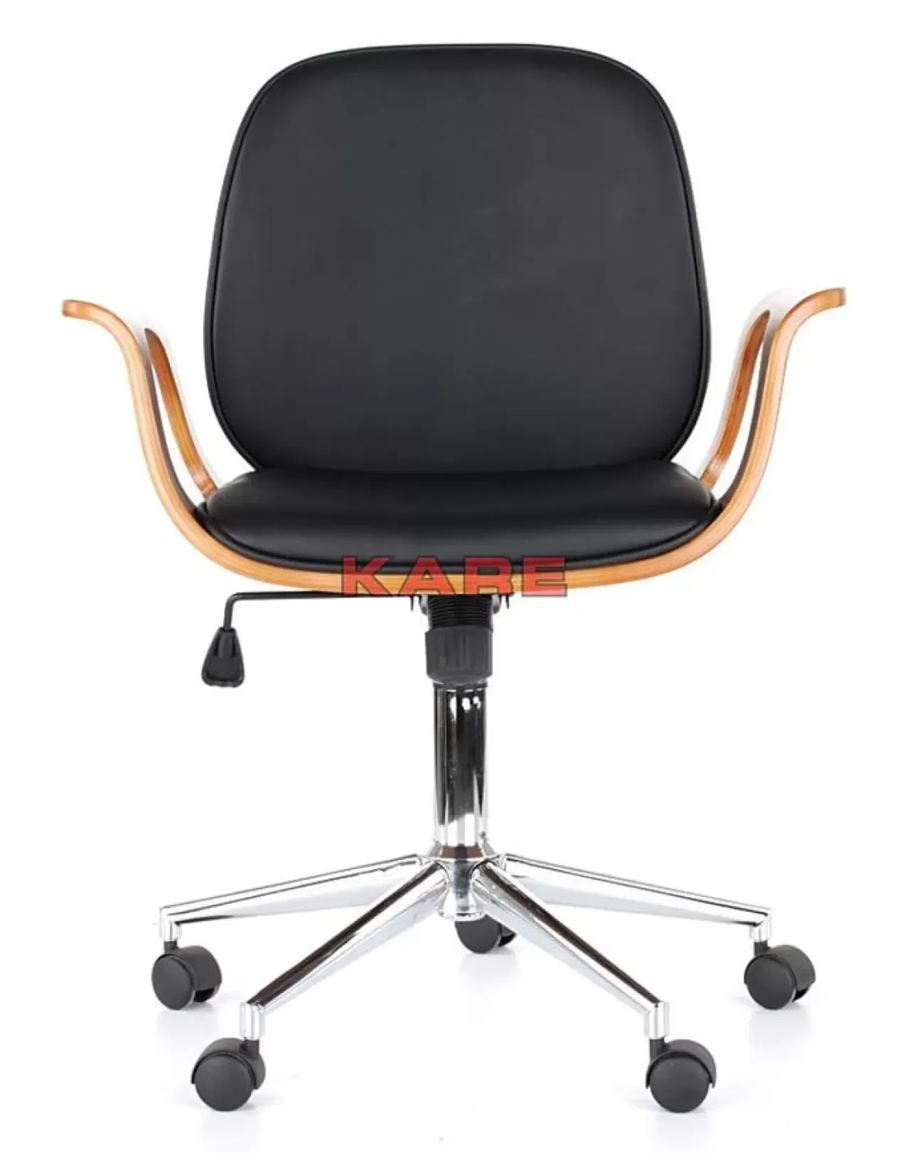 Stühle-KARE Design Burodrehstuhl Patron Walnut