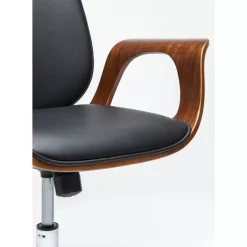 Stühle-KARE Design Burodrehstuhl Patron Walnut