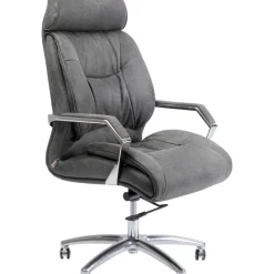 Stühle-KARE Design Burostuhl Bureau Grau