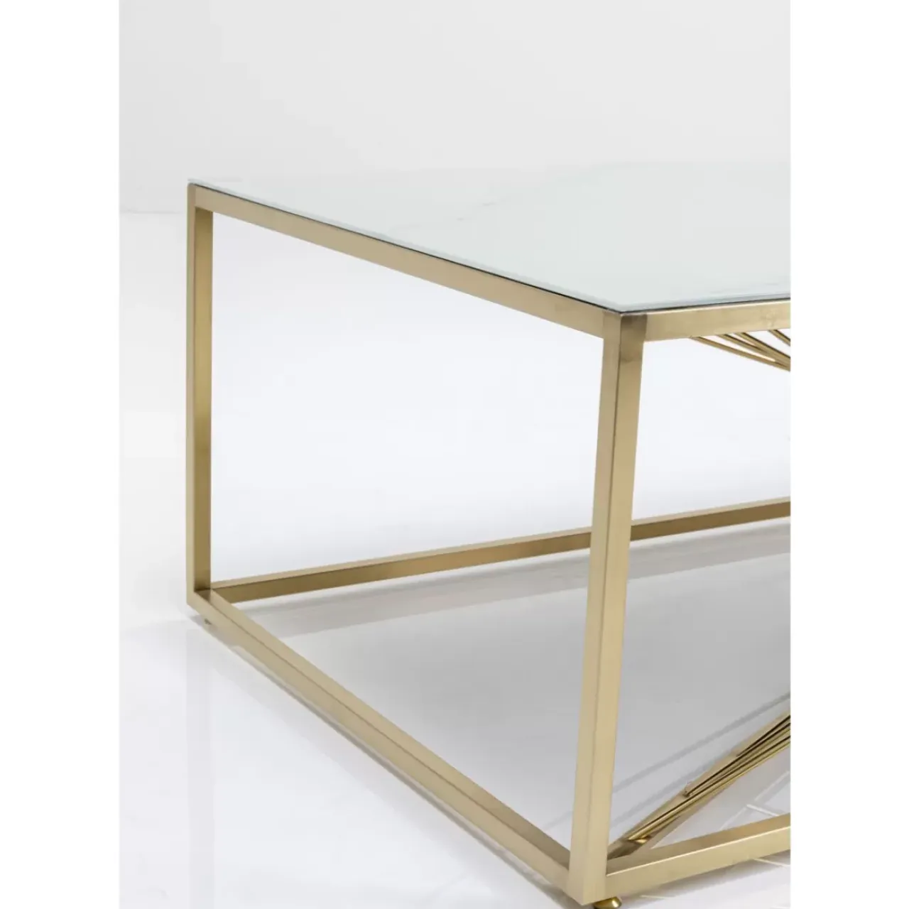Tische-KARE Design Couchtisch Art Marble Glass 140X70Cm