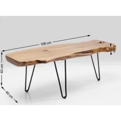 Tische-KARE Design Couchtisch Aspen Natur 106X41