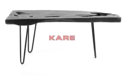 Tische-KARE Design Couchtisch Aspen Schwarz 100X40