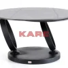 Tische-KARE Design Couchtisch Beverly Schwarz 133X80Cm