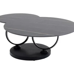 Tische-KARE Design Couchtisch Beverly Schwarz 133X80Cm