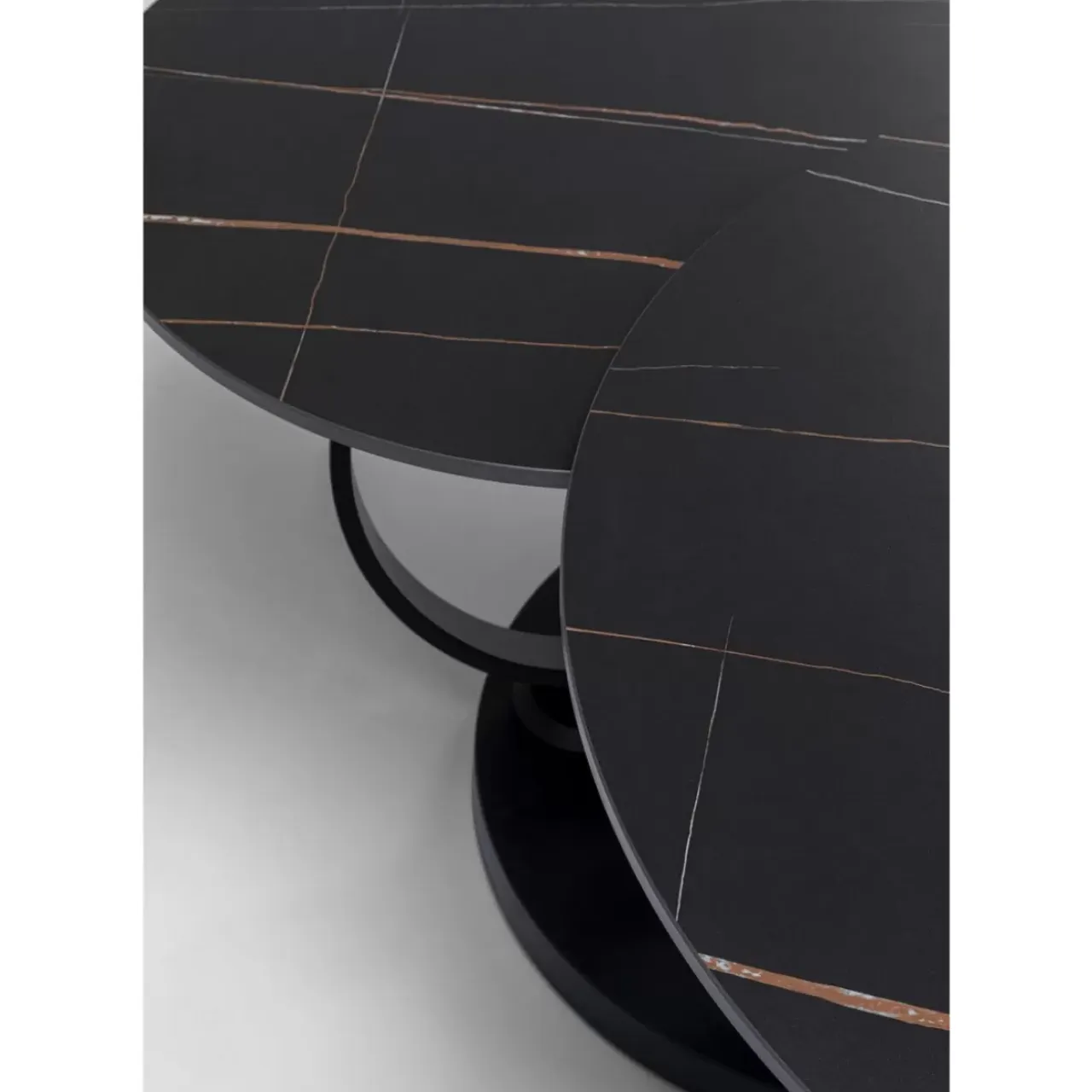 Tische-KARE Design Couchtisch Beverly Schwarz 133X80Cm