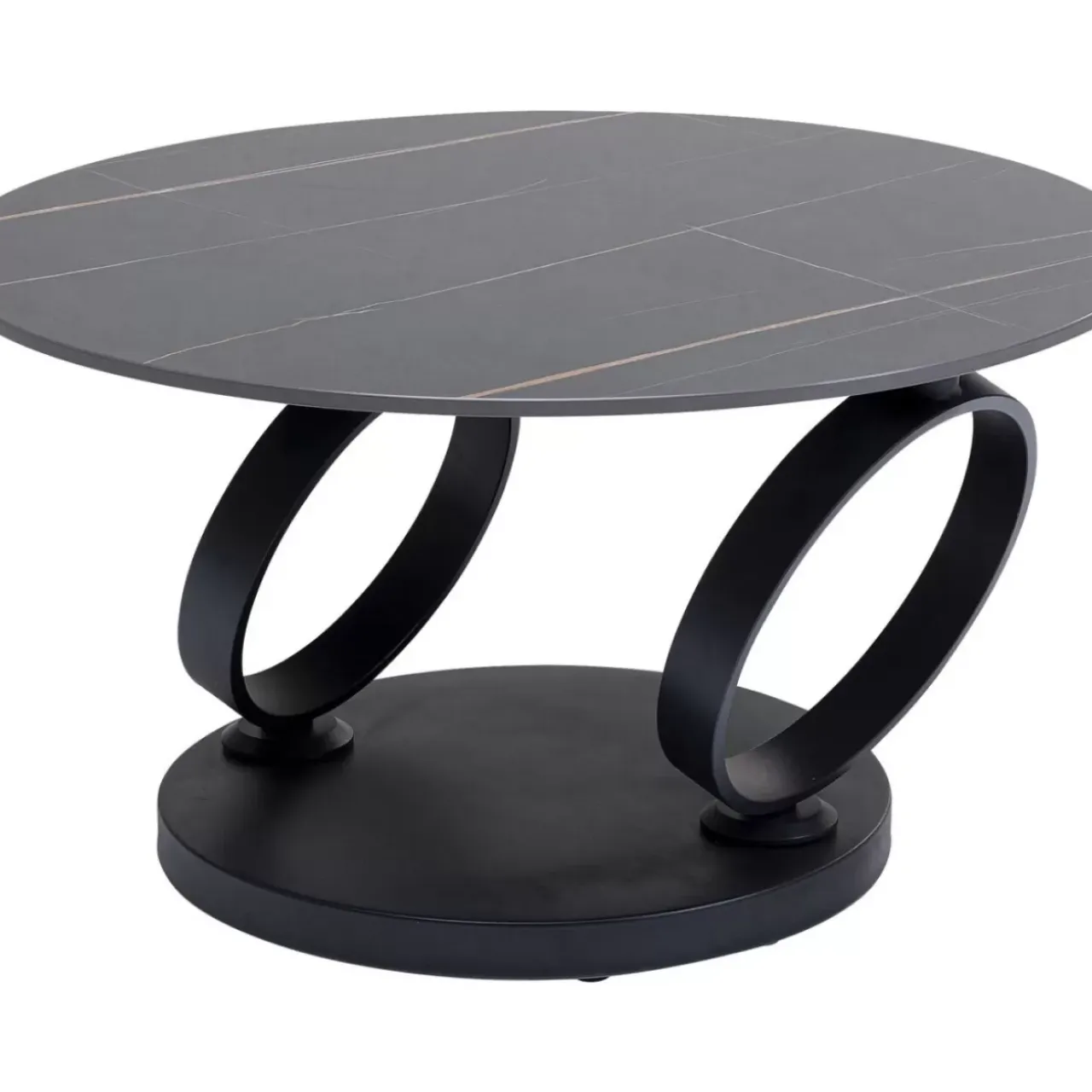 Tische-KARE Design Couchtisch Beverly Schwarz 133X80Cm