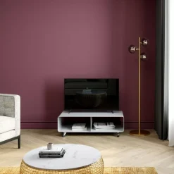 Tische-KARE Design Couchtisch Cesta Marmor Gold O100Cm