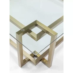 Tische-KARE Design Couchtisch Clara Gold 120X120