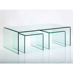 Tische-KARE Design Couchtisch Clear Club (3/Set)