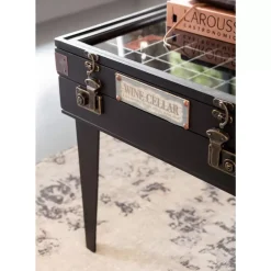 Tische-KARE Design Couchtisch Collector Schwarz 122X55Cm
