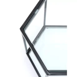 Tische-KARE Design Couchtisch Comb Schwarz 45Cm