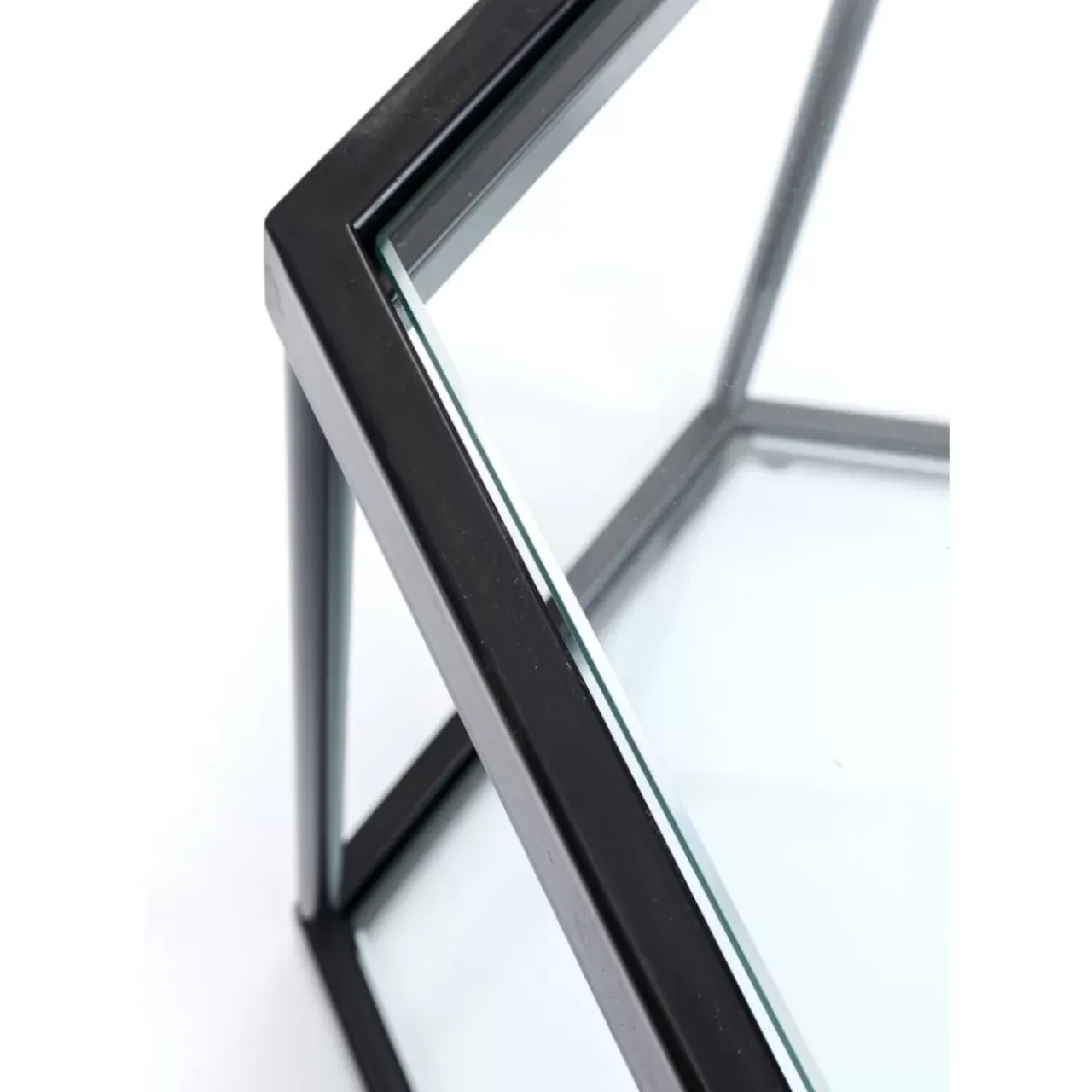 Tische-KARE Design Couchtisch Comb Schwarz 45Cm