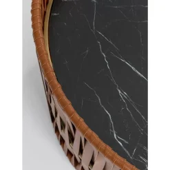 Tische-KARE Design Couchtisch Copper O86Cm