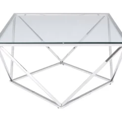 Tische-KARE Design Couchtisch Cristallo 80X80