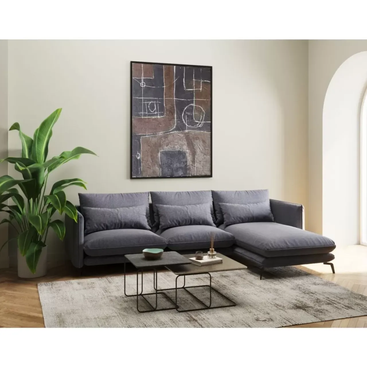 Tische-KARE Design Couchtisch Diego (2/Set)