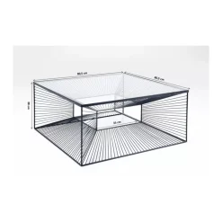 Tische-KARE Design Couchtisch Dimension 80X80